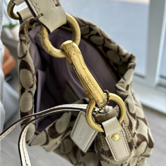 2000's Y2K Coach Signature Canvas Top Handle Bag - Picture 5 of 5